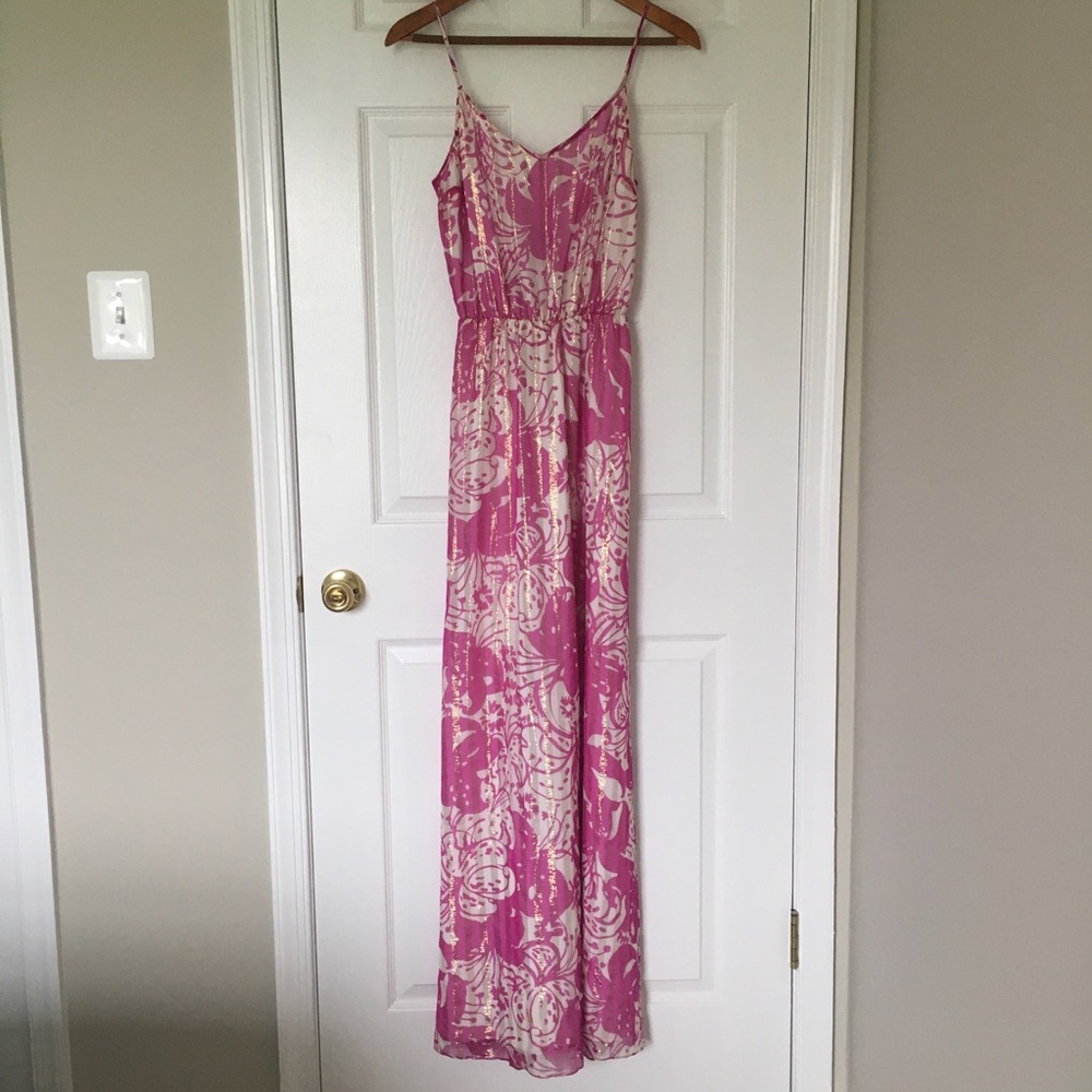 NWT Lilly Pulitzer Deanna Maxi Dress floral print